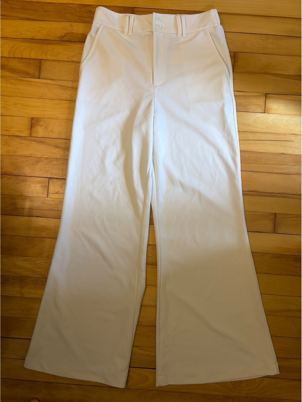 Sincerely Jules Women's White Wide Leg Pants Size Medium